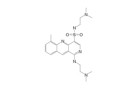 N-[2-(DIMETHYLAMINO)-ETHYL]-1-[2-(DIMETHYLAMINO)-ETHYL]-6-METHYLBENZO-[B]-[1,6]-NAPHTHYRIDINE-4-SULFONAMIDE