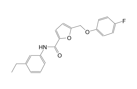 N-(3-ethylphenyl)-5-[(4-fluorophenoxy)methyl]-2-furamide