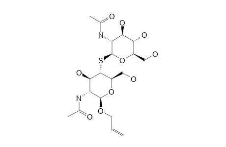 ALLYL-4-S-(2-ACETAMIDO-2-DEOXY-BETA-D-GLUCOPYRANOSYL)-2-ACETAMIDO-2-DEOXY-4-THIO-BETA-D-GLUCOPYRANOSIDE