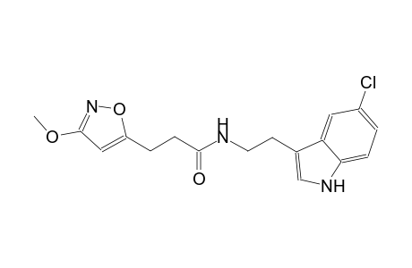 5-isoxazolepropanamide, N-[2-(5-chloro-1H-indol-3-yl)ethyl]-3-methoxy-