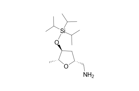 (2R,4S,5R)-2-Aminomethyl-5-methyl-4-(triisopropylsilyloxy)tetrahydrofuran