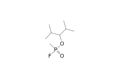 1-Isopropyl-2-methylpropyl methylphosphonofluoridoate