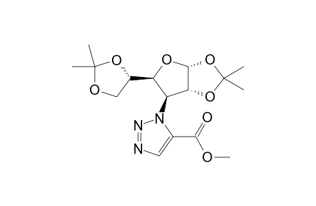 5-Carbomethoxy-1-(3'-deoxy-1',2':5',6'-di-O-isopropylidene-.alpha.,D-glucofuranos-3'-yl)-1,2,3-triazole
