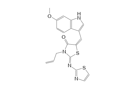 4-thiazolidinone, 5-[(6-methoxy-1H-indol-3-yl)methylene]-3-(2-propenyl)-2-(2-thiazolylimino)-, (2Z,5E)-