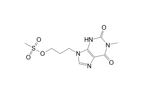 9-(3-Mesyloxypropyl)-1-methyl-3,9-dihydro-1H-purine-2,6-dione