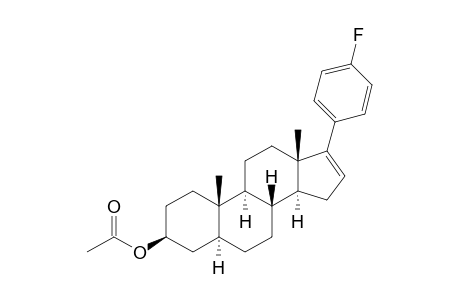 3beta-Acetyloxy-17-(4'-fluorophenyl)-5alpha-androst-16-en