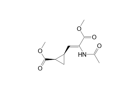 (1R,2R)-2-[(Z)-2-acetamido-3-keto-3-methoxy-prop-1-enyl]cyclopropanecarboxylic acid methyl ester