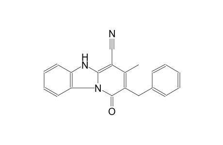2-benzyl-3-methyl-1-oxo-1,5-dihydropyrido[1,2-a]benzimidazole-4-carbonitrile