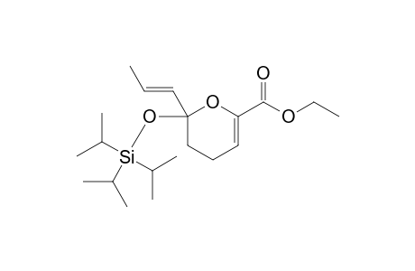 2-Ethoxycarbonyl-6-propenyl-6-(triisopropylsilyloxy)dihydropyran