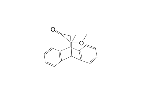 11-Methoxy-11-methyl-9,10-dihydro-9,10-propanoanthracen-12-one