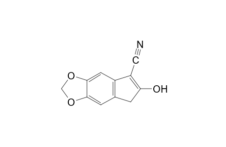 6-hydroxyindeno[5,6-d]-1,3-dioxolo-5-carbonitrile