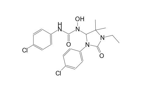 urea, N'-(4-chlorophenyl)-N-[3-(4-chlorophenyl)-1-ethyl-5,5-dimethyl-2-oxo-4-imidazolidinyl]-N-hydroxy-