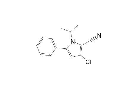1-Isopropyl-3-chloro-2-cyano-5-phenylpyrrole