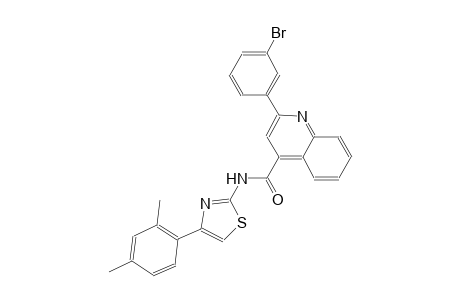 2-(3-bromophenyl)-N-[4-(2,4-dimethylphenyl)-1,3-thiazol-2-yl]-4-quinolinecarboxamide