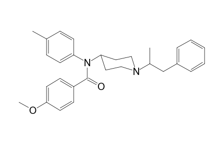 N-4-Methylphenyl-N-[1-(1-phenylpropan-2-yl)piperidin-4-yl]-4-methoxybenzamide