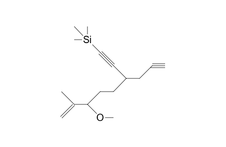 7-Methoxy-8-methyl-4-(trimethylsilyl-ethynyl)-8-nonen-1-yne