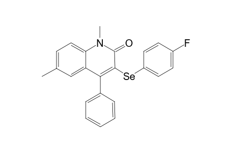 3-((4-Fluorophenyl)selanyl)-1,6-dimethyl-4-phenylquinolin-2(1H)-one