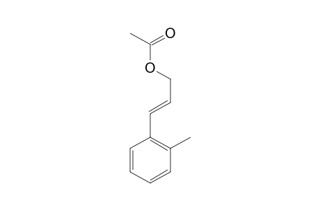 2-Propen-1-ol, 3-(2-methylphenyl)-, acetate, (E)-