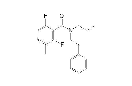 Benzamide, 2,6-difluoro-3-methyl-N-(2-phenylethyl)-N-propyl-