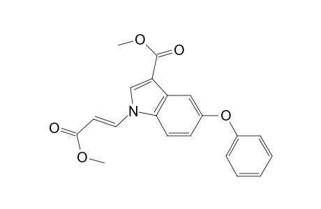 1-[(E)-3-keto-3-methoxy-prop-1-enyl]-5-phenoxy-indole-3-carboxylic acid methyl ester