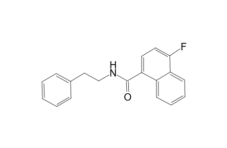 4-Fluoro-N-(2-phenylethyl)-1-naphthamide