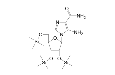 5-Amino-1-beta-D-ribofuranosyl-imidazole-4-carboxamide 3TMS