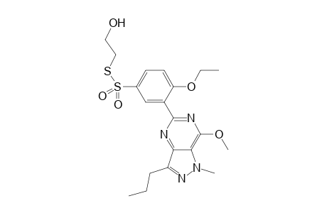 S-(2-hydroxyethyl) 4-Ethoxy-3-(7-methoxy-1-methyl-3-propyl-1H-pyrazolo[4,3-d]pyrimidin-5-yl)-benzenesulfonothioate