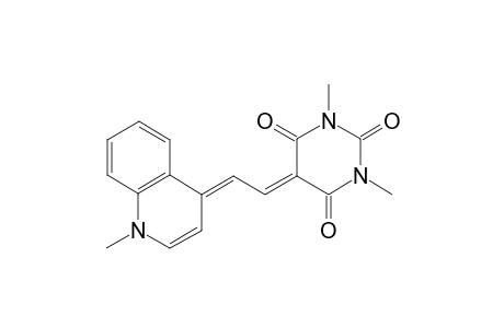 5-[2'-( 1"-Methyl-4"(1"H)-quinolylidene)ethylidene]-1,3-dimethyl-2,4,6(1H,3H,5H)-pyrimidinetrione