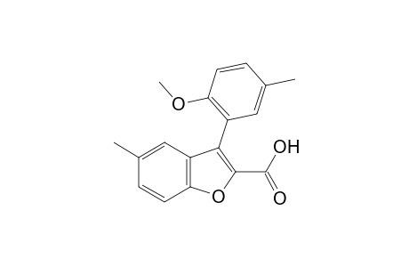 3-(6-methoxy-m-tolyl)-5-methyl-2-benzofurancarboxylic acid