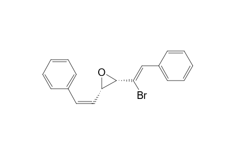 Oxirane, 2-(1-bromo-2-phenylethenyl)-3-(2-phenylethenyl)-, [2.alpha.(Z),3.alpha.]-