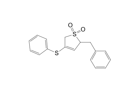 Thiophene, 2,5-dihydro-2-(phenylmethyl)-4-(phenylthio)-, 1,1-dioxide