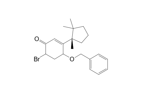 4-Benzoxy-6-bromo-3-[(1S)-1,2,2-trimethylcyclopentyl]cyclohex-2-en-1-one