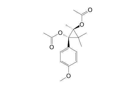 2-(PARA-METHOXYPHENYL)-1,3,3-TRIMETHYL-CYCLOPROPAN-TRANS-1,2-DIYL-DIACETATE