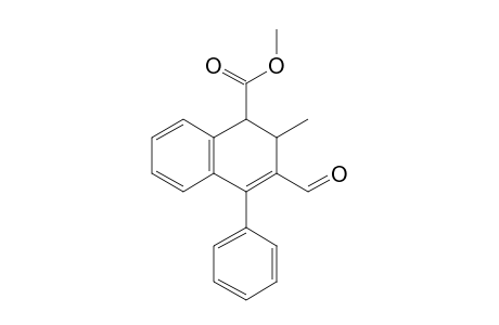 3-formyl-2-methyl-4-phenyl-1,2-dihydronaphthalene-1-carboxylic acid methyl ester