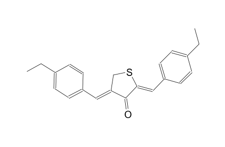 (2Z,4Z)-2,4-bis(4-ethylbenzylidene)dihydro-3(2H)-thiophenone