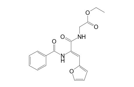 Ethyl ([(2Z)-2-(benzoylamino)-3-(2-furyl)-2-propenoyl]amino)acetate