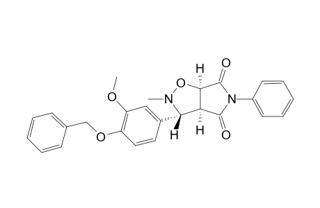 (3R,3aS,6aR)-3-(3-methoxy-4-phenylmethoxy-phenyl)-2-methyl-5-phenyl-3a,6a-dihydro-3H-pyrrolo[3,4-d][1,2]oxazole-4,6-dione