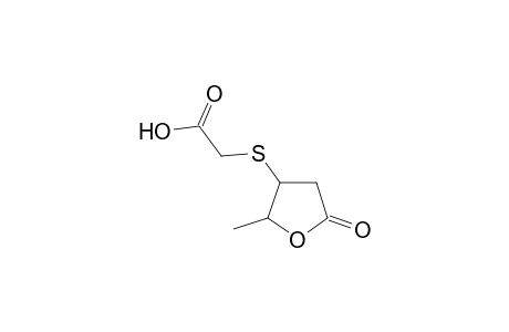 3-[(carboxymethyl)thio]-4-hydroxyvaleric acid, gamma-lactone