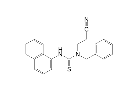 1-benzyl-1-(2-cyanoethyl)-3-(1-naphthyl)-2-thiourea