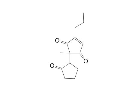 2-n-Propyl-5-methyl-5-(2-oxocyclopentyl)cyclopenten-1,4-dione isomer