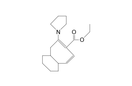 cis-Ethyl 3-(1-pyrrolidinyl)-bicyclo(5.4.0)undeca-3,5-diene-4-carboxylate