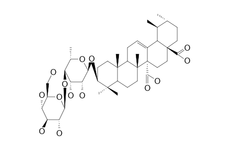 QUINOVIC_ACID_3-O-BETA-GLUCOPYRANOSYL-(1->4)-BETA-FUCOPYRANOSIDE