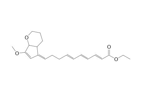 Ethyl (2E,4E,6E)-10-(7-Methoxy-6,7-didehydro-5-cyclopentapyranylndenyl)-2,4,6-decatrienoate