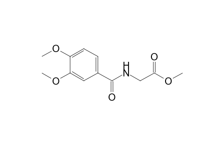 2-(veratroylamino)acetic acid methyl ester