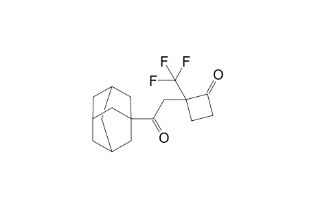 2-[2-(1-adamantyl)-2-keto-ethyl]-2-(trifluoromethyl)cyclobutanone