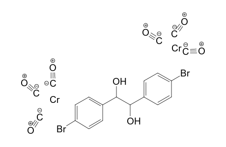 1,2-Bis[tricarbonyl(p-bromobenzyl)chromium]-1,2-dihydroxyethane complex