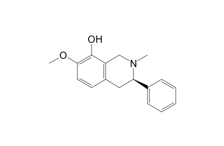 (3R)-7-methoxy-2-methyl-3-phenyl-3,4-dihydro-1H-isoquinolin-8-ol