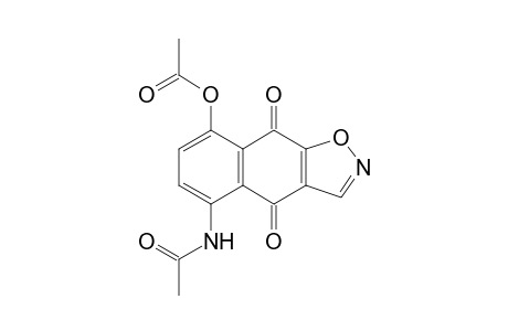 8-Acetyloxy-5-acetylaminonaphtho[2,3-d]isoxazole-4,9-dione