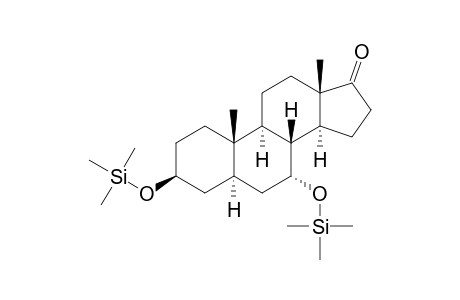 3.beta.,7.alpha.-dihydroxy-5.alpha.-androstan-17-one di-TMS derivative