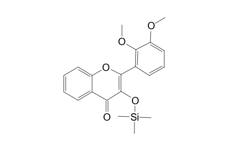 2',3'-Dimethoxy-3-hydroxyflavone, trimethylsilyl ether